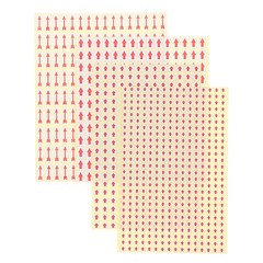 1Pack Red Arrow Labels Removable Small Circle Dot Stickers Defect Indica~gw