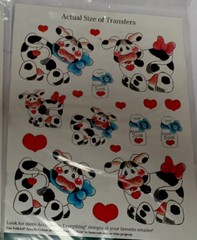 Accents On Everything COWS Rub On Transfers Country Critters Vintage (2)