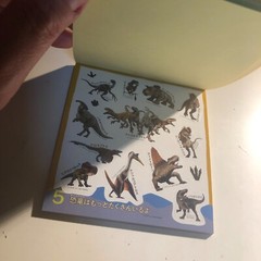 Jurassic World Dinosaurs Stickers book 288 stickers Shogakkan