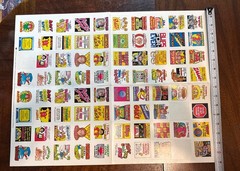 VTG 1984 Scholastic Book Club Sticker Sheet Pac Man Pickles Video Games RL Stine