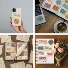 Faith & Grace Sticker Pack by Puraesla -156PCS Bible Verse Stickers, Vintage