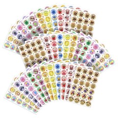 VKPI Scratch and Sniff Stickers – 864 Pieces, 12 Different Scents, Multicolor