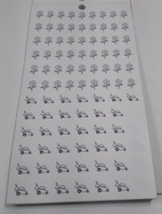The Happy Planner Household Sticker Book 1372 pieces Missing 48 Stickers