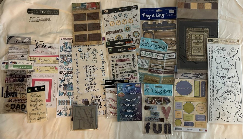 Family Friends Sisters Brothers Grandpa Grandma Reunion Jolee’s Scrapbook Lot