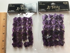 The Paper Studio La Petites Paper Purple Roses Scrapbook Stickers Lot Wedding