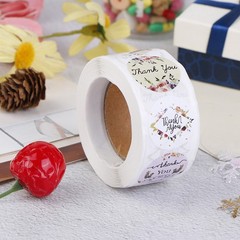 500 Pcs/Roll Round Thank You Stickers Seal Labels Stickers Labels for Party.Q6