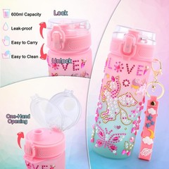 Gifts for Girls Age 4 5 6 7 8 9 10, Decorate Your Own Water Bottle and Baseba…