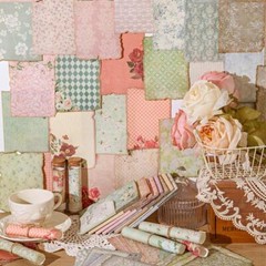 30Pcs Vintage Scrapbook Paper DIY Junk Journal Planner Supplies Wall Collage Art