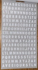 Mambi Sticks Christmas Words Letters Numbers 6pgs Alphabet Alpha Clear Stickers