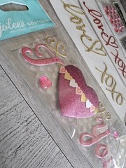 Sticker Lot – Valentine’s Day Love Vday Scrapbooking 3D Stickers Jolee’s #13