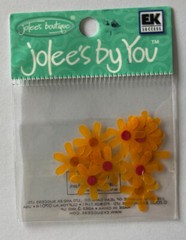 ORANGE SHASTA FLOWER Embellishment (12pc)Jolee’s•Garden•Plant•Spring •Wedding