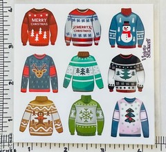 Violette Stickers Ugly Christmas Sweaters Winter Crafts Planner Supply Scrapbook