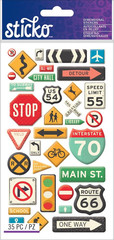 Stickers, Road Signs