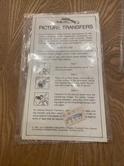VINTAGE PICTURE TRANSFERS Sealed 1983 BIBLE QUOTES RARE