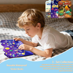 Reusable Sticker Books for Toddlers 2-4 Years – Travel Toys for Toddlers 1-3,Gif