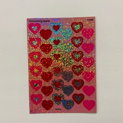 TREND Sparkle Sticker Sheets SHIMMERING HEARTS | SUNNY SMILES 6 PK