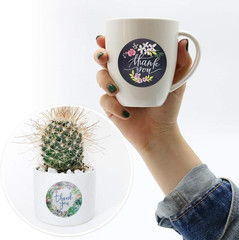 500 Pcs 2 Inch Thank You Stickers, Thank You Stickers Roll, Thank You Labels for