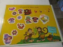 Vintage 1980’s Sticker Albums Books Lot Of 7 SW, GI Joe, Care Bears, Puffy, CP
