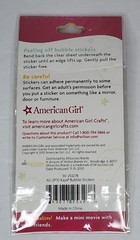 American Girl Crafts Bubble Stickers Kaya Kit JLY Gardening 2010 3 Packs New