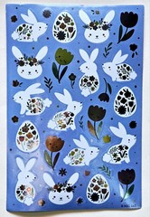 Happy Easter Sticker sheet.