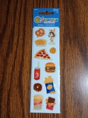 Sandylion Gems Snack Foods stickers NEW Sealed pack Rare