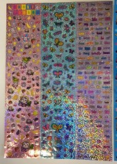 VTG Lisa Frank Stickers. Y2K Complete Strips. Lot of 9 Strips/3 Sheets. New.