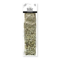 ALTENEW – STELLAR SEQUINS – CHAMPAGNE – 6 SIZES, 2mm, 3mm, 4mm, 5mm, 6mm, 8mm