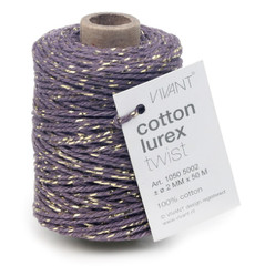 Spellbinders – Vivant Lurex Cotton Cord – Aurburgine, 1050.5002.36