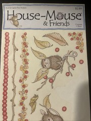 House Mouse & Friends Fall Themed 2003 Stickers 2 Sets HMSXL5 & HMSXL6