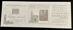 Tumblebeasts MERRY CHRISTMAS TITLE ~Tree ~ BORDERS ~ Poinsettias ~ New