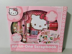 NEW Vintage 2009 Hello Kitty All-In-One Scrapbook Set