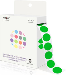1/2 Inch Circle Sticker Labels,1000 Stickers round Color Coding Circle Dots Stic