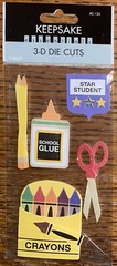Sandylion Essentials Backpacks School Supplies Scissors Crayons Glue Stickers