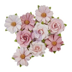 Prima Marketing Paper Flowers LOST IN WONDERLAND – MYSTIC WILDFLOWER 9pc #658847