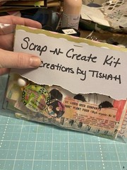 Unique Handmade Scrap Paper Art Journal Mixed Media Embellishments