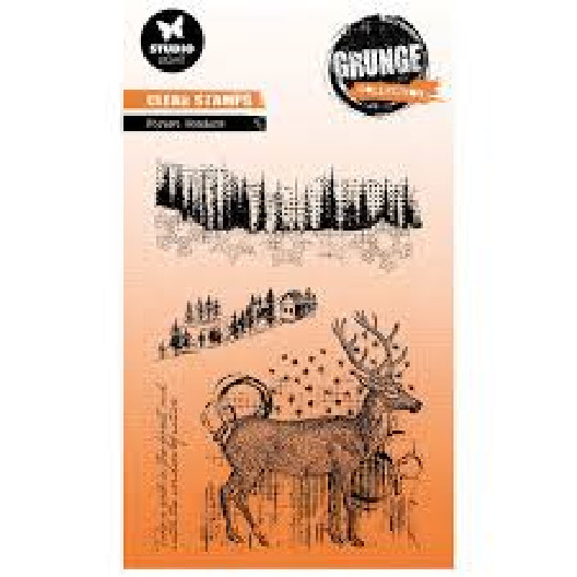 STUDIO LIGHT – CLEAR ACRYLIC STAMPS – FOREST WONDERS