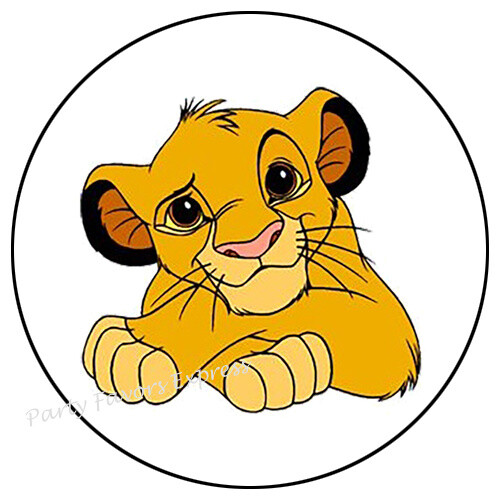 LION MOVIES ENVELOPE SEALS LABELS STICKERS PARTY FAVORS