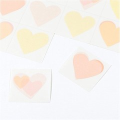 MIDORI Color Shikishiyo sticker heart gala
