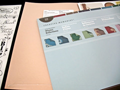 Creative Memories, 12×12 Winter Reflections Paper Pack, Shell, Simple Blooms