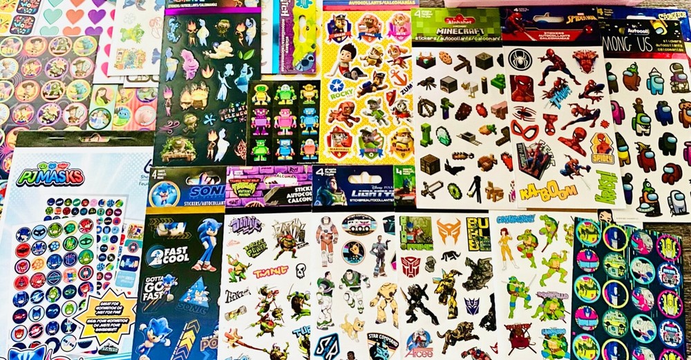 Stickers Video Gaming Movie TV Cartoon Character 20 | New Quality Packs