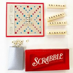 Scrabble Board Game Hasbro Jolee’s Boutique 3D Sticker Scrapbook Craft RARE