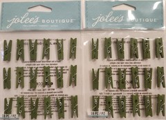 Lot of 6 packs JOLEE’S Boutique Black, Silver, Green Clips Repeat