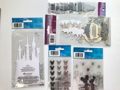 Disney Scrapbook Stickers Lot Castle Carriage Amusement Park Fireworks Wedding