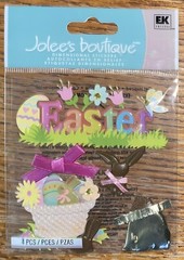 * RAREJolees EASTER Chocolate Bunnies Bunny Rabbit Eggs Flowers Basket Stickers