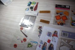 Sticker lot American girl, school stuff, sports, travel, family 3-d collection