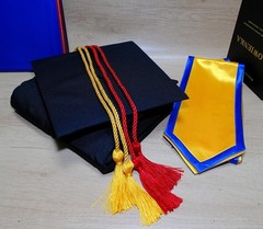Double Graduation Honor Cords – Red and Gold,68″ Long