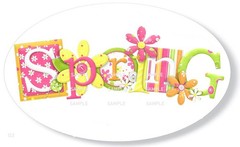 PRETTY SPRING FLOWERS FAVORS OVAL STICKERS ENVELOPE SEALS SCRAPBOOK STICKERS