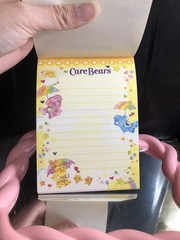 Care Bears Memo Pad And Sticker Sheet Vintage Htf