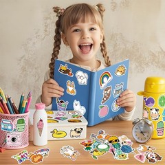 300 PCS Water Bottle Stickers for Kids,Cute Waterproof Vinyl Laptop Stickers …