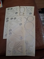 5X STICKERS SCRAPBOOKING NEW (ST1464) MIX TRANSPARENT